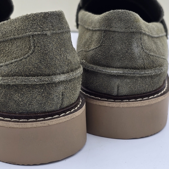 Anne Klein Women's Emmylou Lug Sole Loafers, Olive Green, 6.5M - Picture 14 of 16